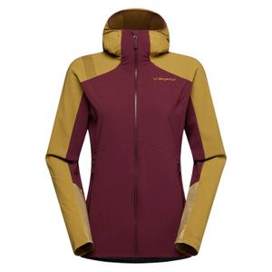 zamj076-r25e32-veste-a-capuche-femme-la-sportiva-aequilibrium-speed-redwood-savana